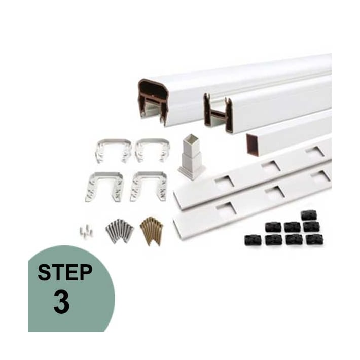 Trex Transcend White Rail and Baluster Kit