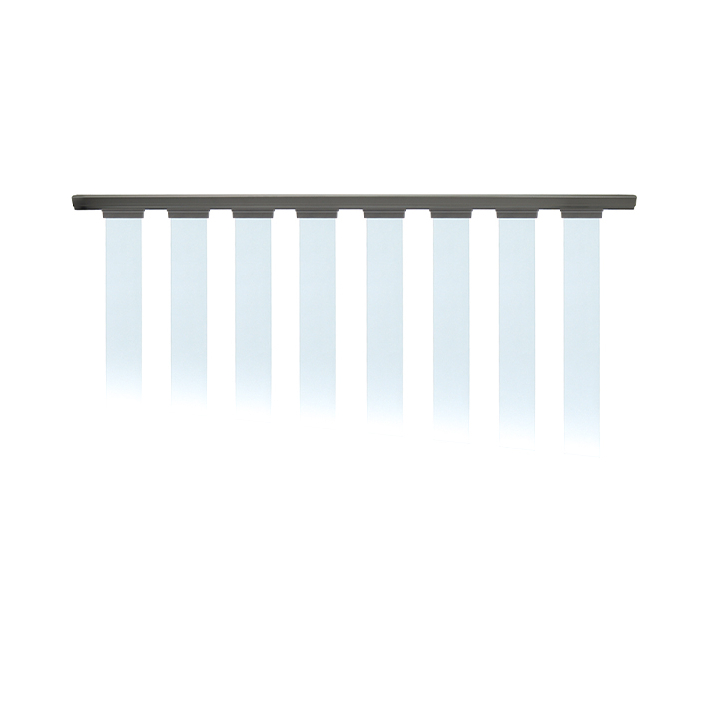 DekPro Prestige Top Rail for Glass On White Background