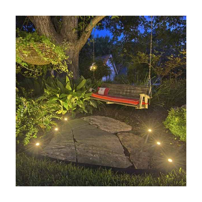 Dekor Well Pathway Lights Installed