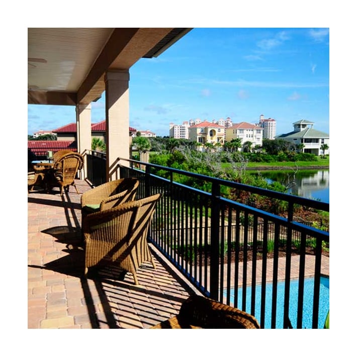 Riviera C30 | C301 Level Rail Section by Westbury Aluminum Railing