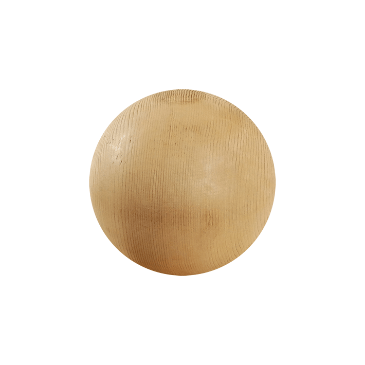 Nantucket Wood Ball Finial