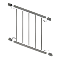 Tu-Step Prestige Aluminum Stair Rail Kit by DekPro
