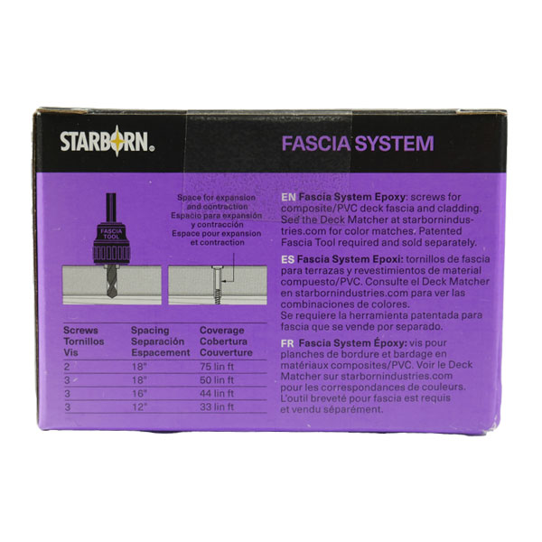 Deckfast Epoxy Coated Fascia Screw Box