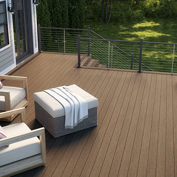 Deckorators Cable Railing - Textured Black - Installed