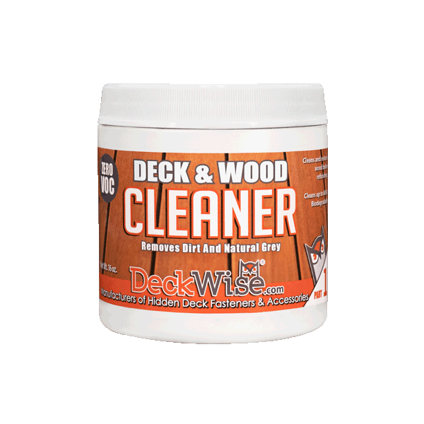 DeckWise Wood Deck Cleaner 16oz Jar