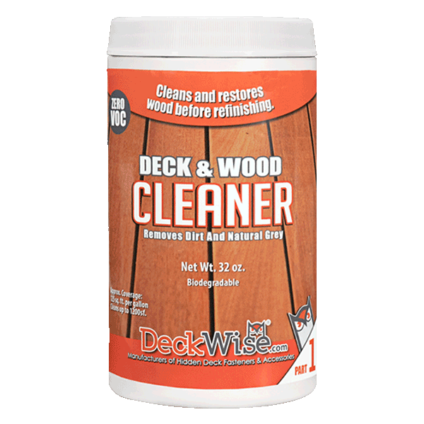DeckWise Wood Deck Cleaner 32oz Jar