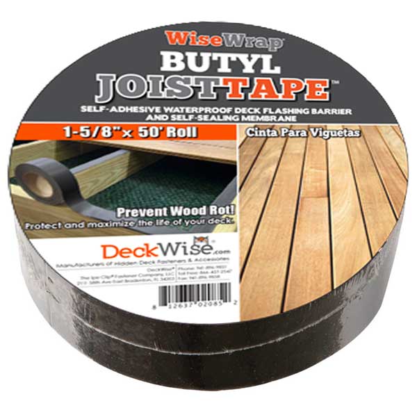 DeckWise 1-5/8" Butyl Joist Tape