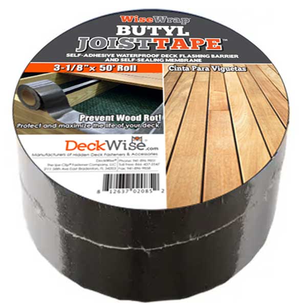 DeckWise 3-1/8" Butyl Joist Tape