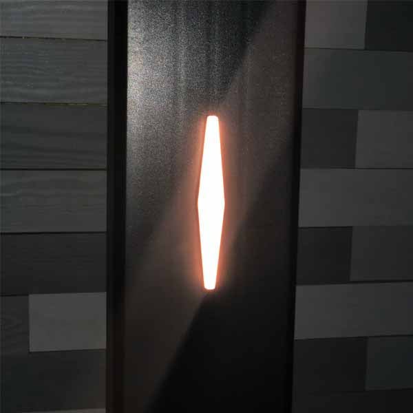 Dekor Diamond Post Medallion Rail Lights - Installed