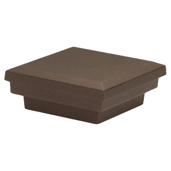 Dekor Flat Post Cap - Bronze
