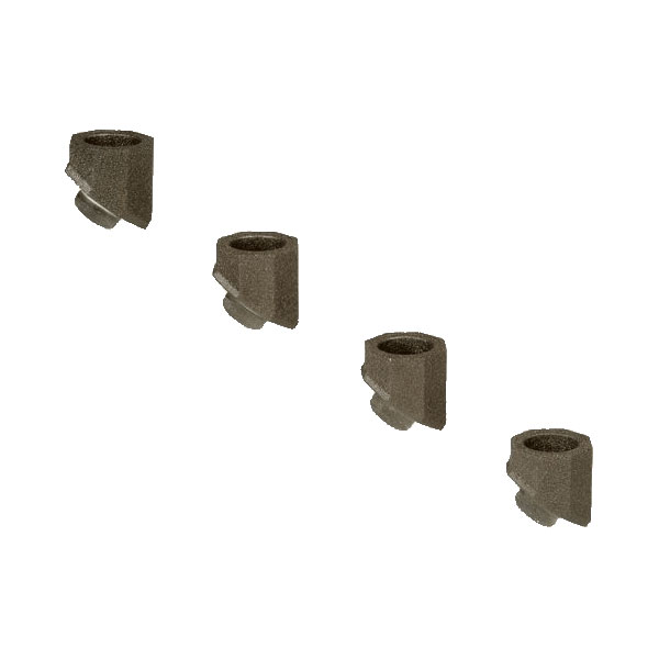 Dekor Round Aluminum Baluster Drilled-In Stair Fittings