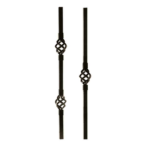 Dekor Square Aluminum Basket Balusters
