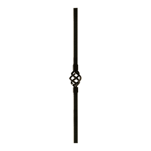 Dekor Square Aluminum Single Basket Baluster