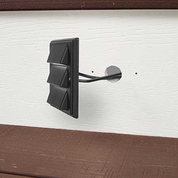 DekPro Effex Louvered Flush Riser Light - Typical Installation