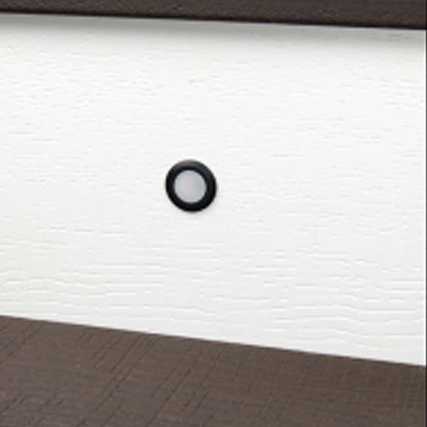DekPro Effex Black Recessed Stair Light - Installed
