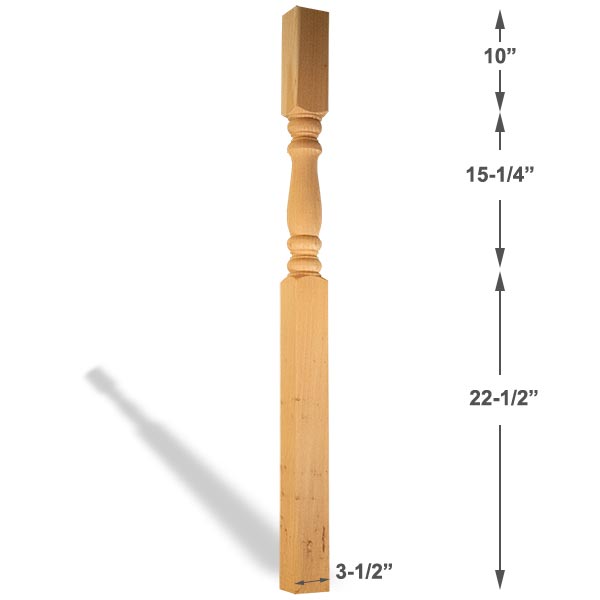 Designer Newel - Dimensions