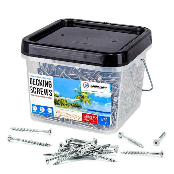 Eagle Claw 10x2-1/2" Deck Screws - 1750ct