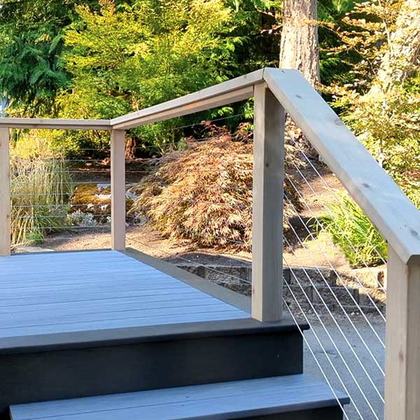 Express Mount Cable Railing Inside View