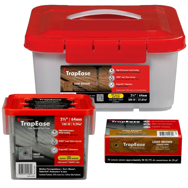 TrapEase Color Match Deck Screws