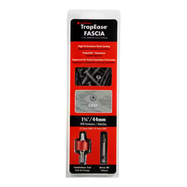 TrapEase Fascia Screws