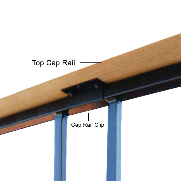 Fortress Fe26 Cap Rail Clip Installed