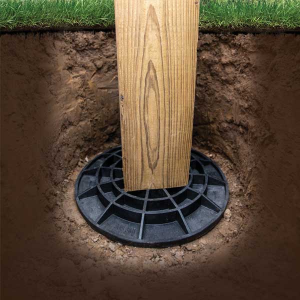 Footing Pad Installed