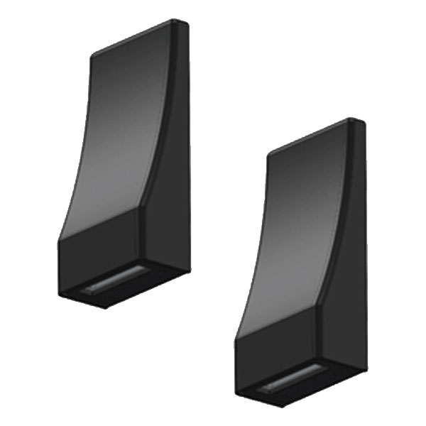 Fortress Accents Vertical LED Post Light - Black Sand