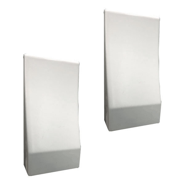 Fortress Accents Vertical LED Post Light - White