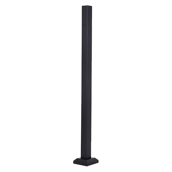 Al13 Home Aluminum Posts - 2x36 Black Sand Blank Post
