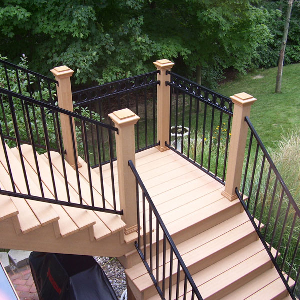 Fortress Fe26 Classic Iron Rake Adjust-A-Rail Stair Panel