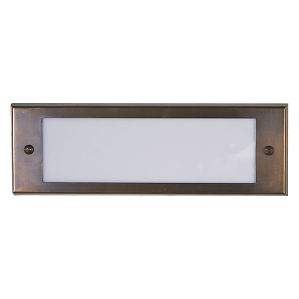 Genesis Recessed Brick Light - Antique Bronze