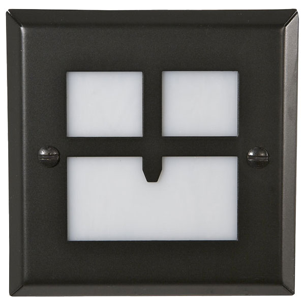 Golden Gate Recessed Step Lights - Black