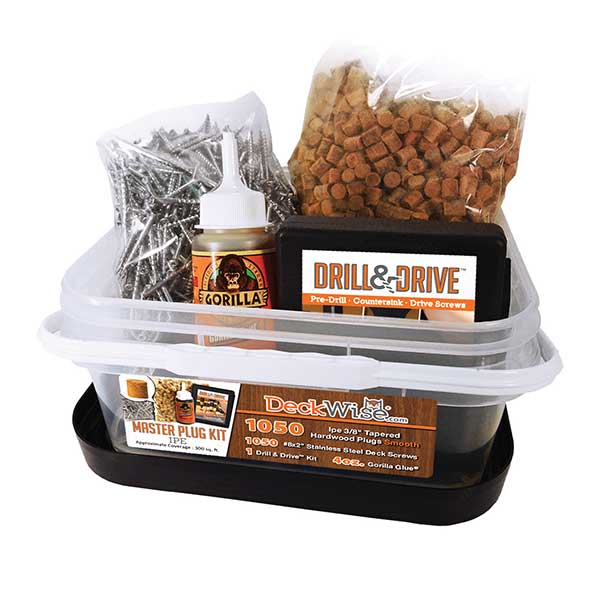 DeckWise Hardwood Master Plug Kit