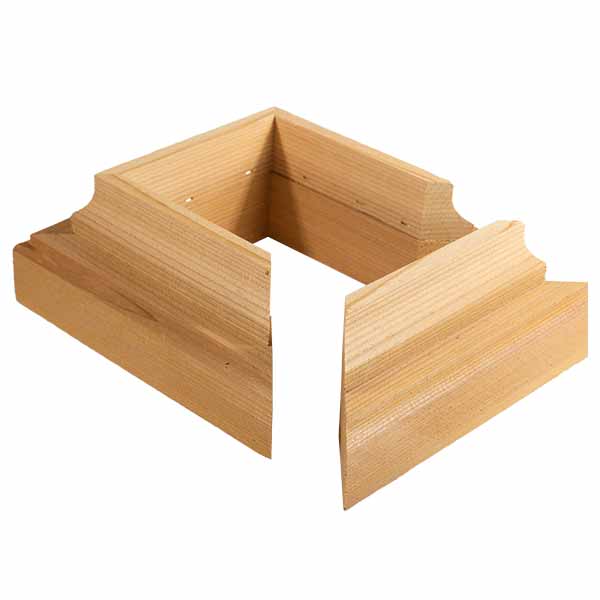 Island Post Skirt Dressing - Cedar - Open