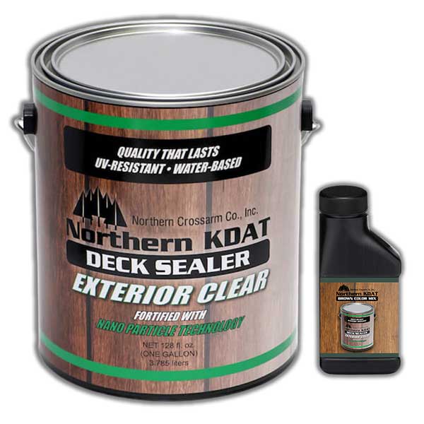 KDAT Brown Color Mix & Clear Deck Sealer