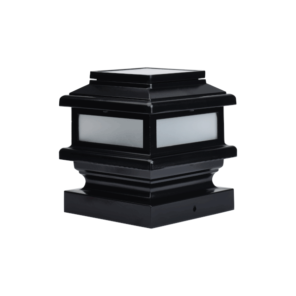 MaciMae Solar Post Cap Light - Black