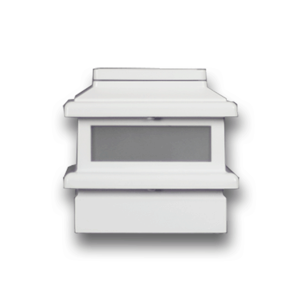 MaciMae Solar Post Cap Light - White