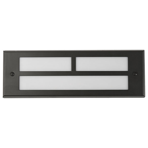 Mt. Evans Recessed Brick Light - Black