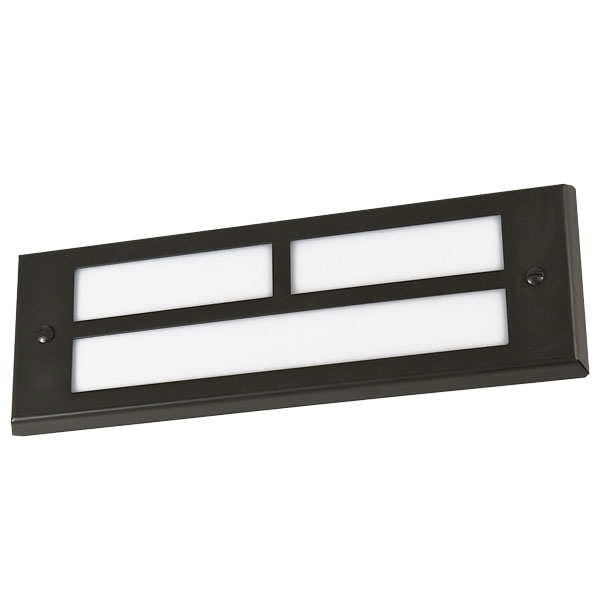 Mt. Evans Recessed Brick Light - Black
