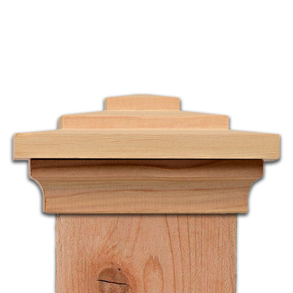 Beachwalk Slip Over Post Cap - Western Red Cedar
