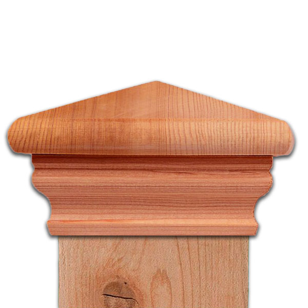 Nantucket Federal Slip Over Post Cap - California Redwood