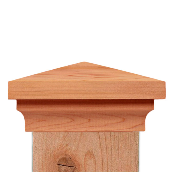 Newport Post Cap by Nantucket - California Redwood
