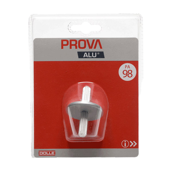 Prova Railing PA98 Wood Handrail Connector - Aluminum Silver