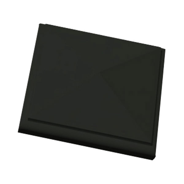Black Timbertech 5-1/2" Pyramid Post Cap - Top View