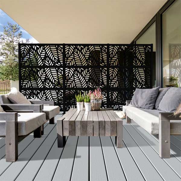 Privacy Rail Decorative Screen Panels