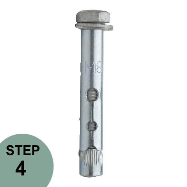 Prova PA23 Metal Heavy Duty Concrete Compression Type Post Anchor