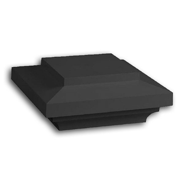 Timbertech 4" Island Post Cap - Black