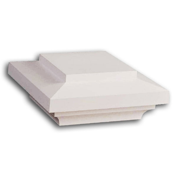Timbertech 4" Island Post Cap - White