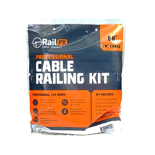 RailFX Cable Railing Kit For Aluminum Railing