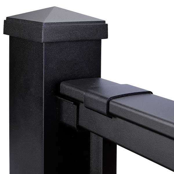 Oasis Picket Rail Level Top Bracket Installed
